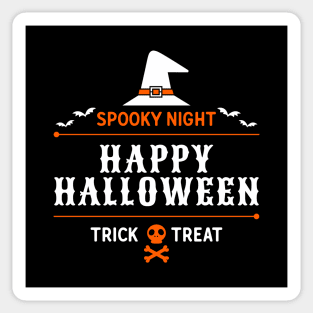 Happy Halloween - Spooky Witches Hat Sticker